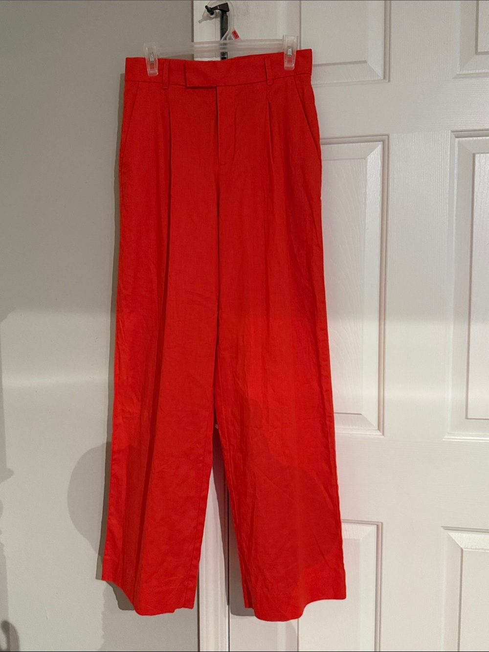 Banana Republic Linen Pleated Wide-Leg Pants